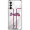 MLB Atlanta Braves Home Jersey Galaxy A16 5G Clear Case