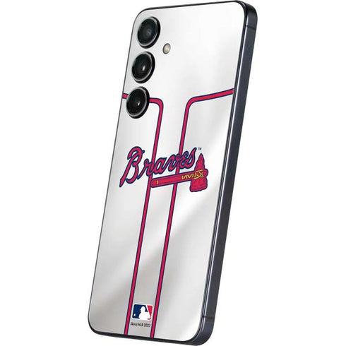 MLB Atlanta Braves Home Jersey Galaxy A16 5G Skin