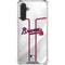MLB Atlanta Braves Home Jersey Galaxy A17 Clear Case