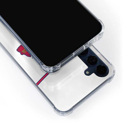 MLB Atlanta Braves Home Jersey Galaxy A35 5G Clear Case