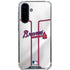 MLB Atlanta Braves Home Jersey Galaxy A36 5G Clear Case