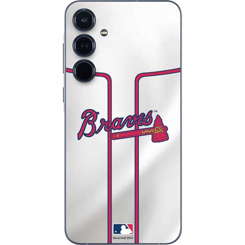 MLB Atlanta Braves Home Jersey Galaxy A36 5G Skin