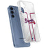 MLB Atlanta Braves Home Jersey Galaxy A55 5G Clear Case