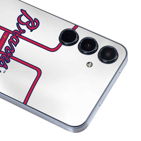 MLB Atlanta Braves Home Jersey Galaxy A55 5G Skin