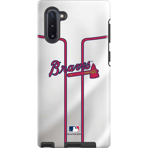 MLB Atlanta Braves Home Jersey Galaxy Cases