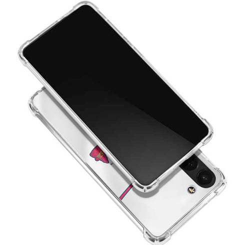 MLB Atlanta Braves Home Jersey Galaxy S24 FE Clear Case