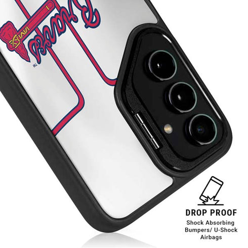 MLB Atlanta Braves Home Jersey Galaxy S24 FE Kickstand Case