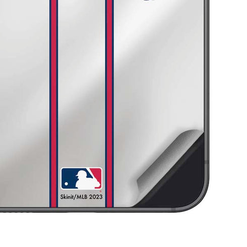 MLB Atlanta Braves Home Jersey Galaxy S25 Plus Skin