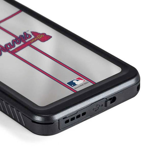 MLB Atlanta Braves Home Jersey Galaxy S24 Plus Waterproof Case