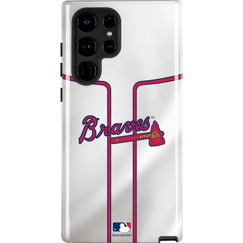 MLB Atlanta Braves Home Jersey Galaxy Cases