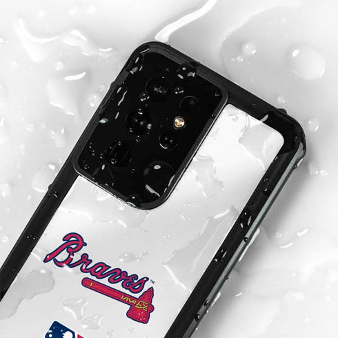 MLB Atlanta Braves Home Jersey Galaxy S24 Ultra Waterproof Case