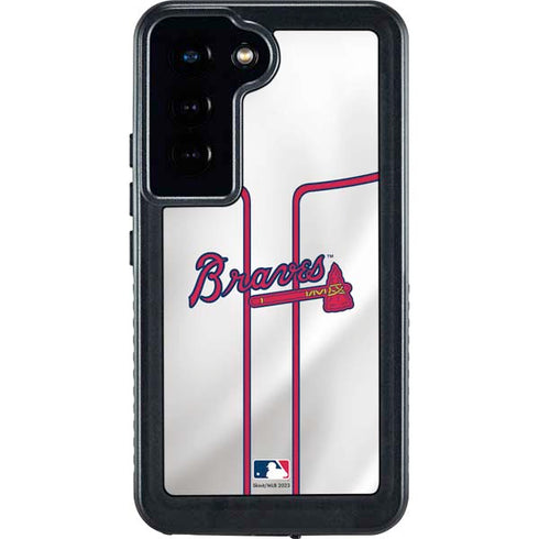 MLB Atlanta Braves Home Jersey Galaxy S24 Waterproof Case