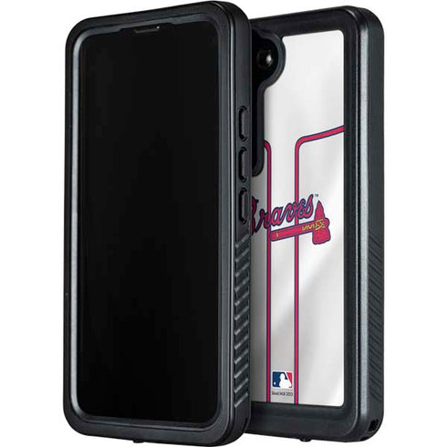 MLB Atlanta Braves Home Jersey Galaxy S24 Waterproof Case