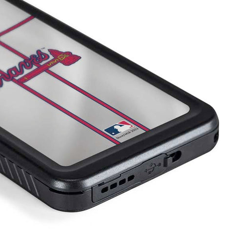 MLB Atlanta Braves Home Jersey Galaxy S24 Waterproof Case