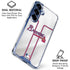 MLB Atlanta Braves Home Jersey Galaxy S25 Clear Case