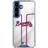 MLB Atlanta Braves Home Jersey Galaxy S25 FE Clear Case