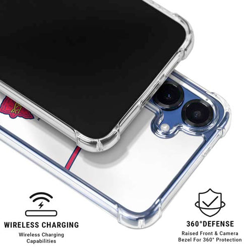 MLB Atlanta Braves Home Jersey Galaxy S25 Plus Clear Case