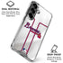 MLB Atlanta Braves Home Jersey Galaxy S26 Clear Case