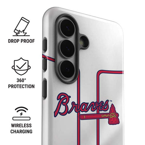 MLB Atlanta Braves Home Jersey Galaxy S26 Impact Case