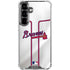 MLB Atlanta Braves Home Jersey Galaxy S26 Plus Clear Case