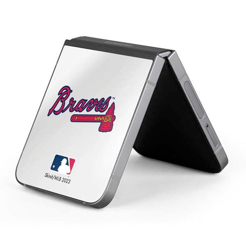 MLB Atlanta Braves Home Jersey Galaxy Z Flip6 Skin