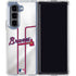 MLB Atlanta Braves Home Jersey Galaxy Z Fold5 5G Clear Case