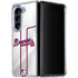 MLB Atlanta Braves Home Jersey Galaxy Z Fold5 5G Clear Case