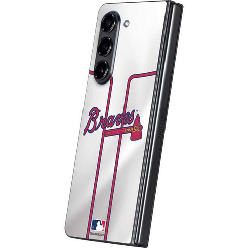 MLB Atlanta Braves Home Jersey Galaxy Z Fold5 5G Skin