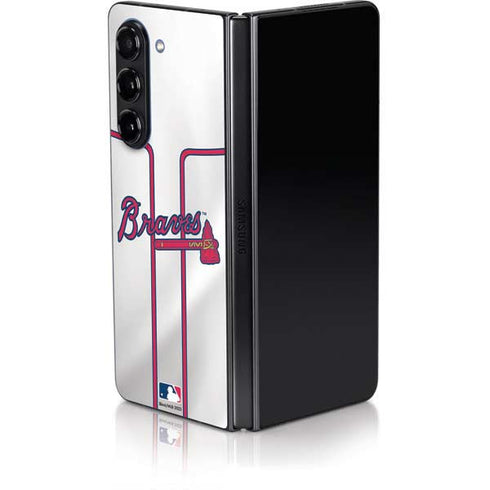 MLB Atlanta Braves Home Jersey Galaxy Z Fold5 5G Skin