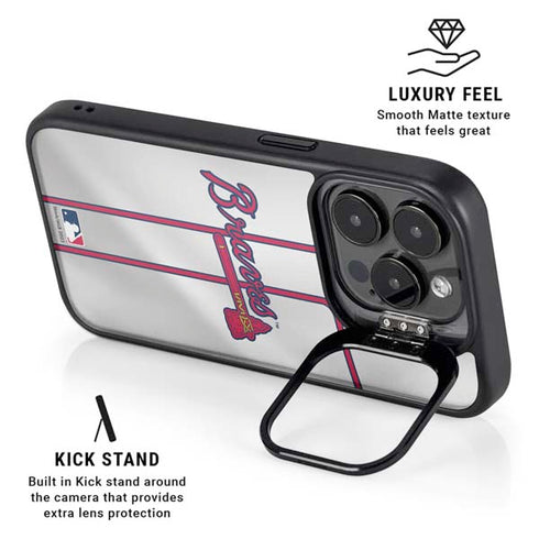 MLB Atlanta Braves Home Jersey iPhone 13 Pro Kickstand Case