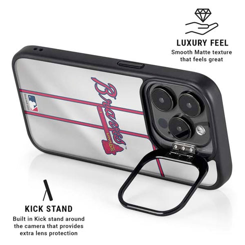 MLB Atlanta Braves Home Jersey iPhone 14 Pro Max Kickstand Case
