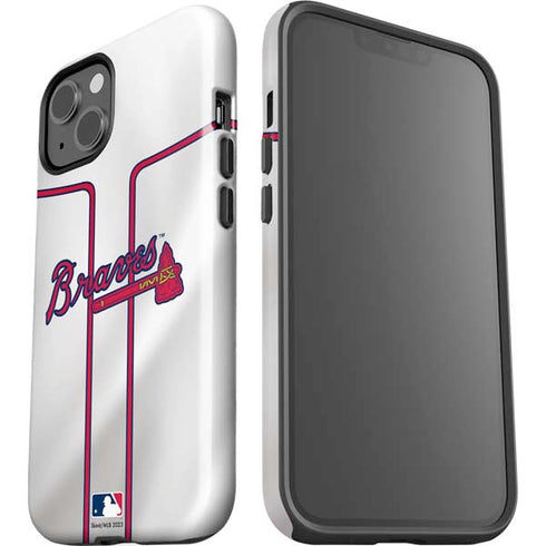 MLB Atlanta Braves Home Jersey iPhone 15 Impact Case