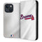 MLB Atlanta Braves Home Jersey iPhone 15 Plus Folio Case