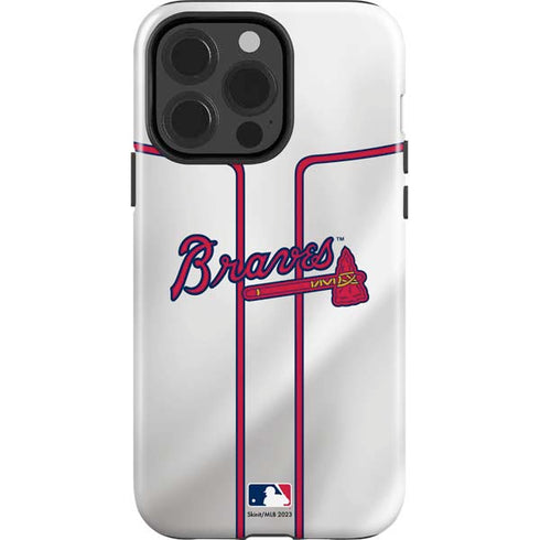 MLB Atlanta Braves Home Jersey iPhone 15 Pro Impact Case