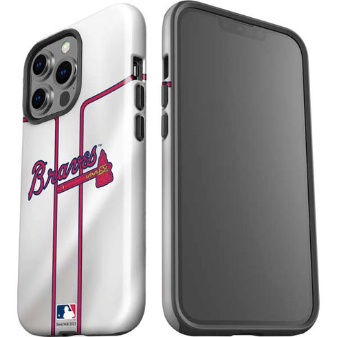 MLB Atlanta Braves Home Jersey iPhone 15 Pro Impact Case