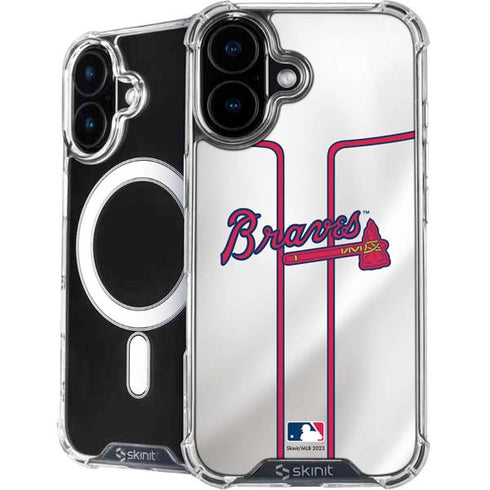 MLB Atlanta Braves Home Jersey iPhone 16 Plus MagSafe Case