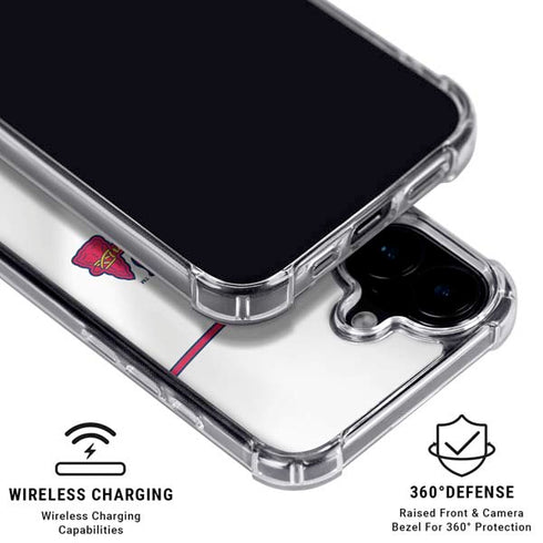MLB Atlanta Braves Home Jersey iPhone 16 Plus MagSafe Case