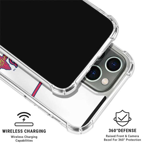 MLB Atlanta Braves Home Jersey iPhone 16 Pro Clear Case
