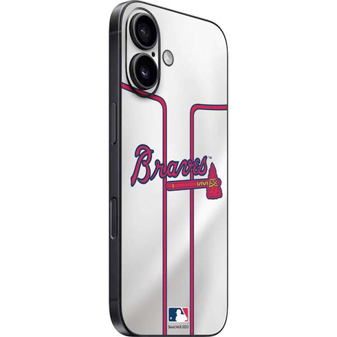 MLB Atlanta Braves Home Jersey iPhone 16 Skin