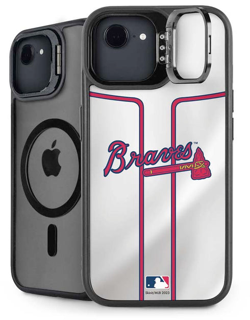 MLB Atlanta Braves Home Jersey iPhone 16e Kickstand Case