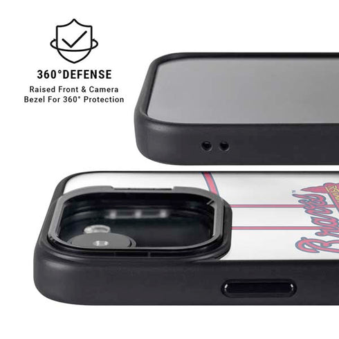 MLB Atlanta Braves Home Jersey iPhone 16e Kickstand Case
