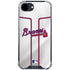 MLB Atlanta Braves Home Jersey iPhone 16e Clear Case