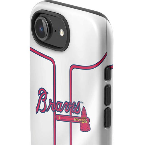 MLB Atlanta Braves Home Jersey iPhone 16e Impact Case