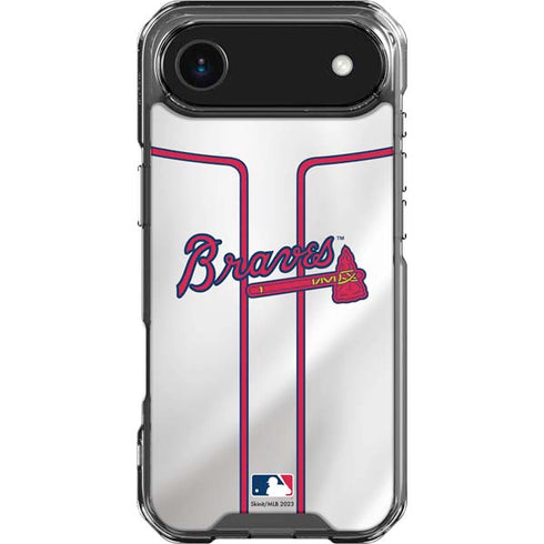 MLB Atlanta Braves Home Jersey iPhone 17 Air Clear Case