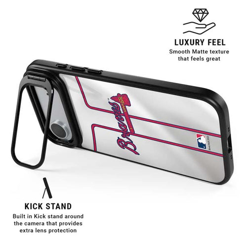 MLB Atlanta Braves Home Jersey iPhone 17 Air Kickstand Case
