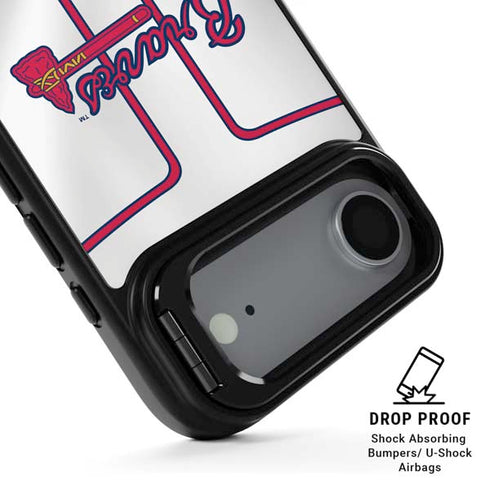 MLB Atlanta Braves Home Jersey iPhone 17 Air Kickstand Case