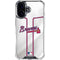 MLB Atlanta Braves Home Jersey iPhone 17 Clear Case