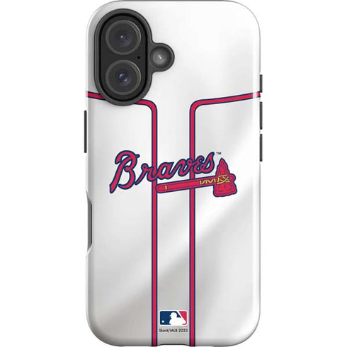MLB Atlanta Braves Home Jersey iPhone 17 Impact Case