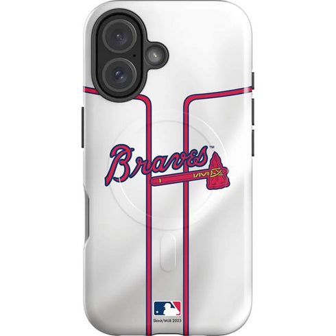 MLB Atlanta Braves Home Jersey iPhone 17 Magsafe Impact Case