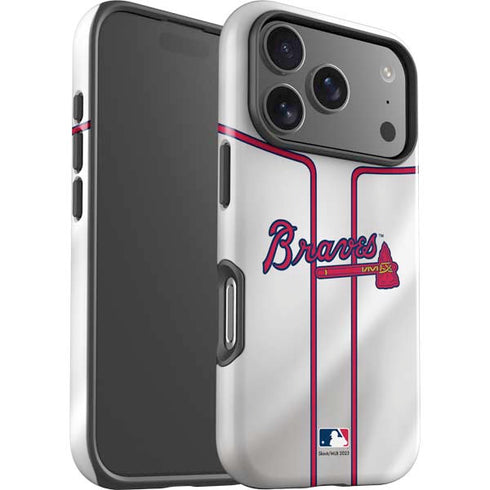 MLB Atlanta Braves Home Jersey iPhone 17 Pro Impact Case